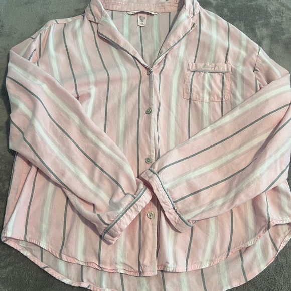 Victoria Secret Warm Long Sleeve Flannel Pajamas - Picture 6 of 8